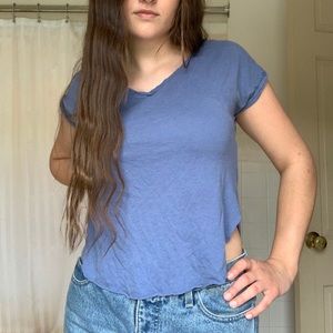 Blue American Eagle top